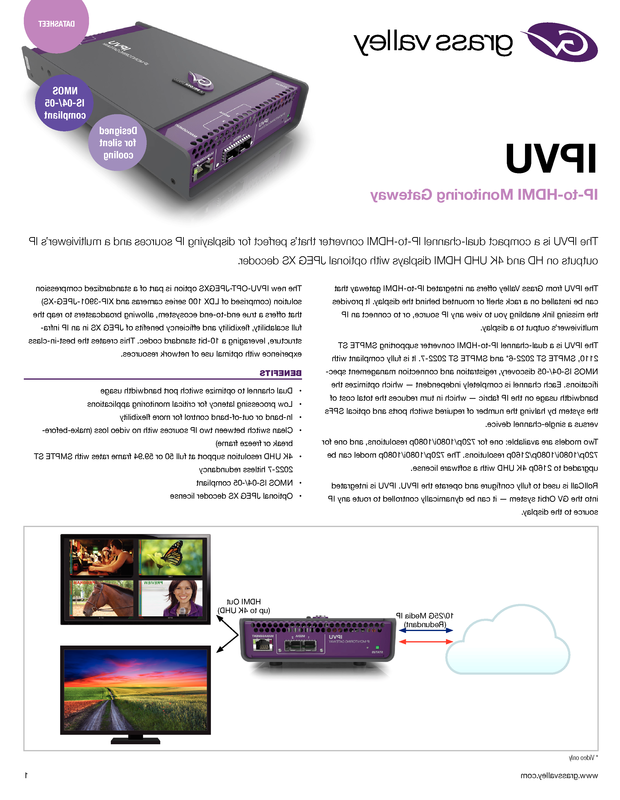 IPVU Datasheet DS-PUB-0831E-EN Thumbnail
